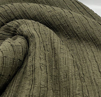 Khaki Textured Stretch Fabric - T9 Fabrics