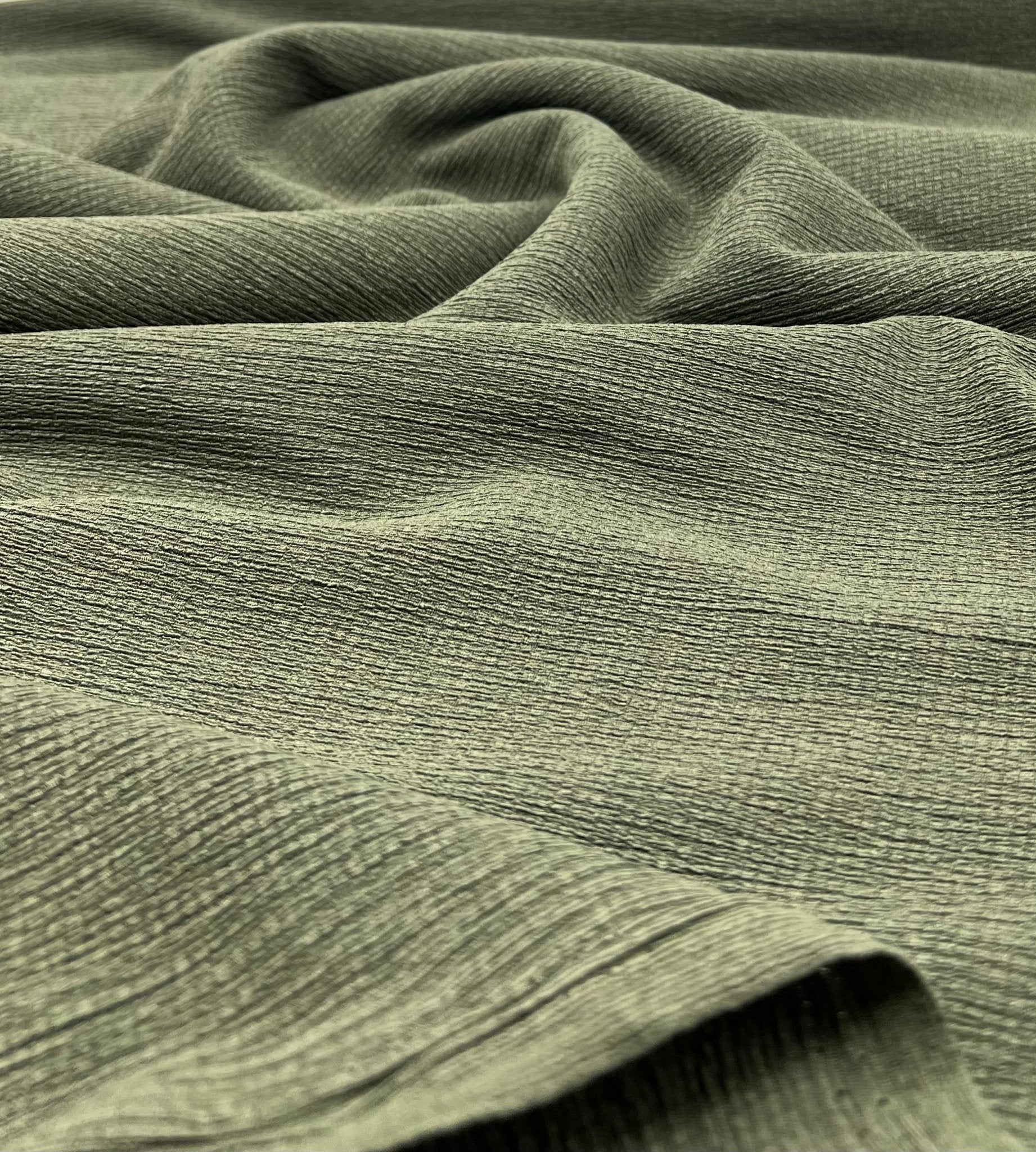 Khaki Textured Tree Bark Stretch Dress Craft Fabric - T9 Fabrics