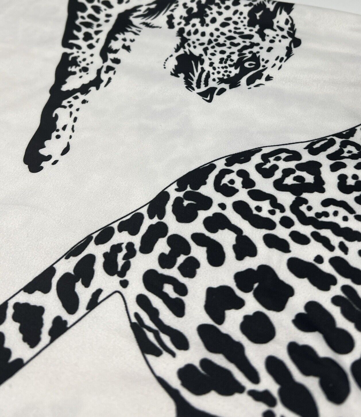 Large Leopard Print Super Soft Spun Poly Stretch Fabric - T9 Fabrics