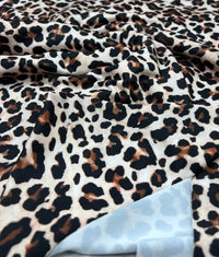 Leopard Animal Print Soft Touch Stretch Fabric - T9 Fabrics