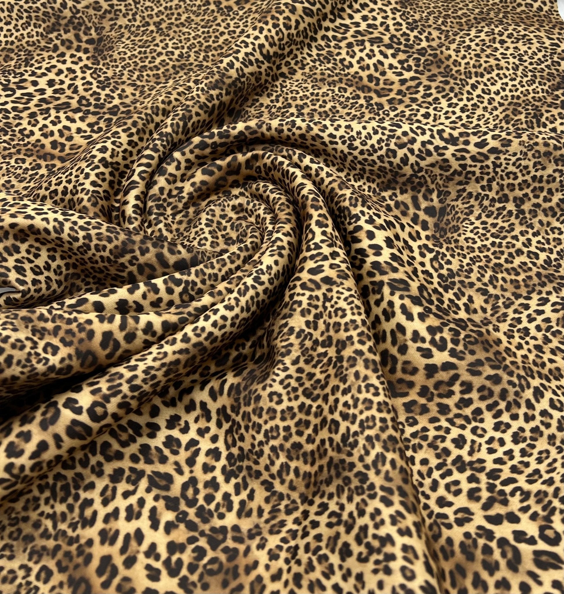 Leopard Plain Scuba Fabric - T9 Fabrics