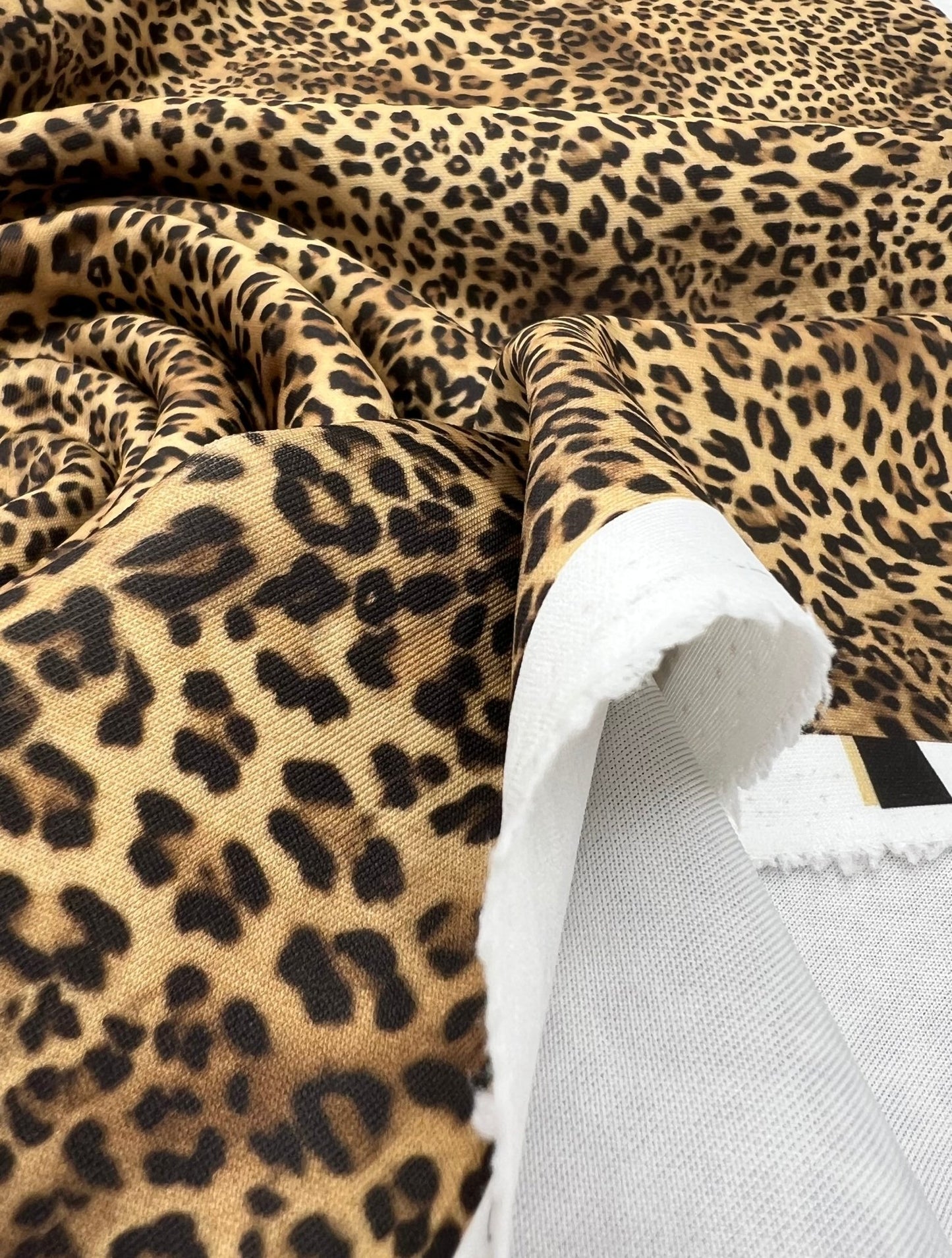 Leopard Plain Scuba Fabric - T9 Fabrics