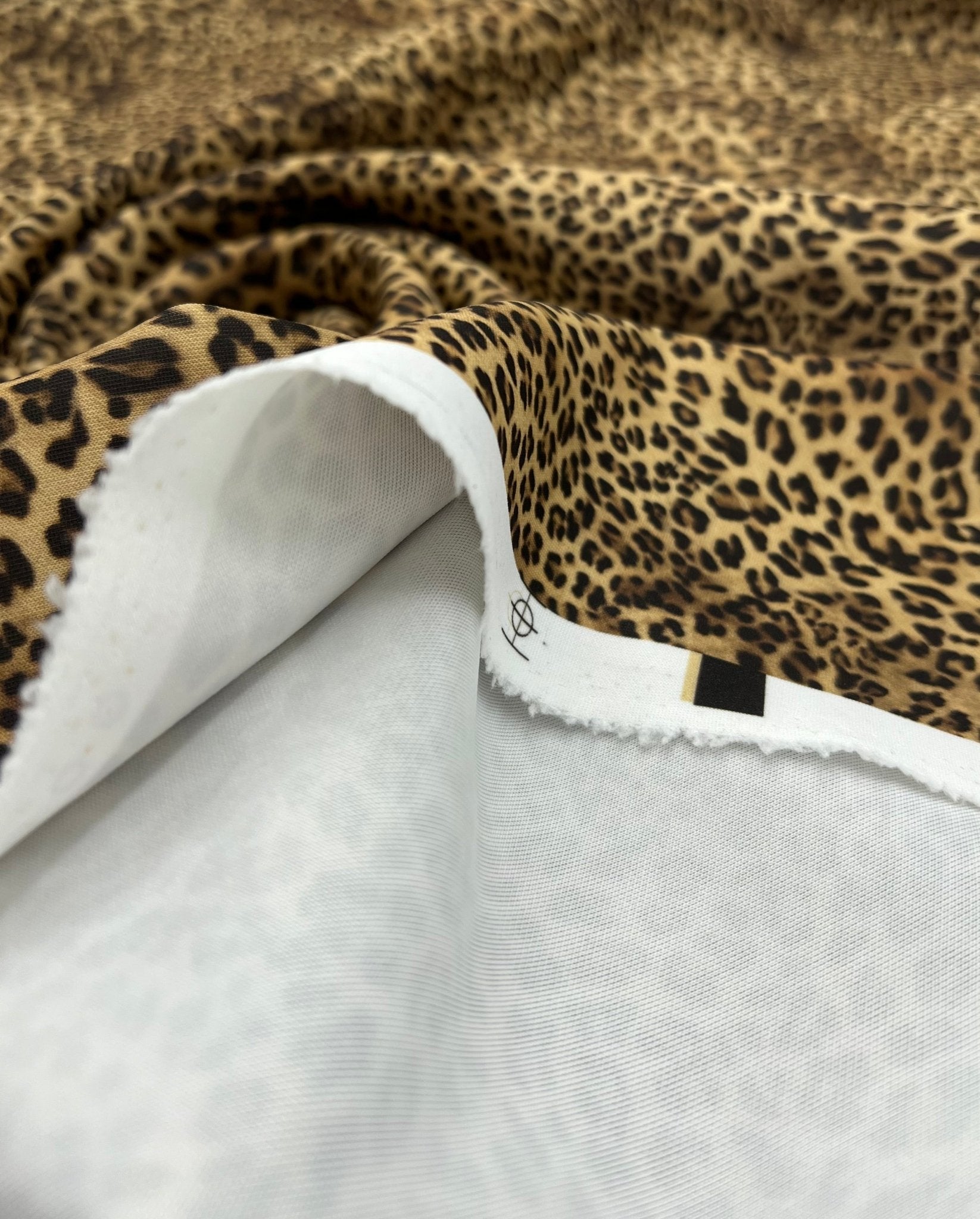 Leopard Plain Scuba Fabric - T9 Fabrics