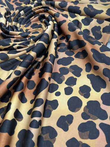 Leopard Print Soft Touch Stretch Fabric - T9 Fabrics