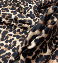 Leopard Printed Bengaline Fabric - T9 Fabrics