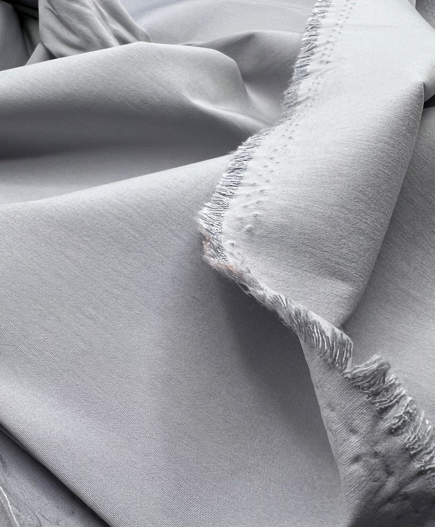 Light Grey Bengaline Stretch Fabric - T9 Fabrics