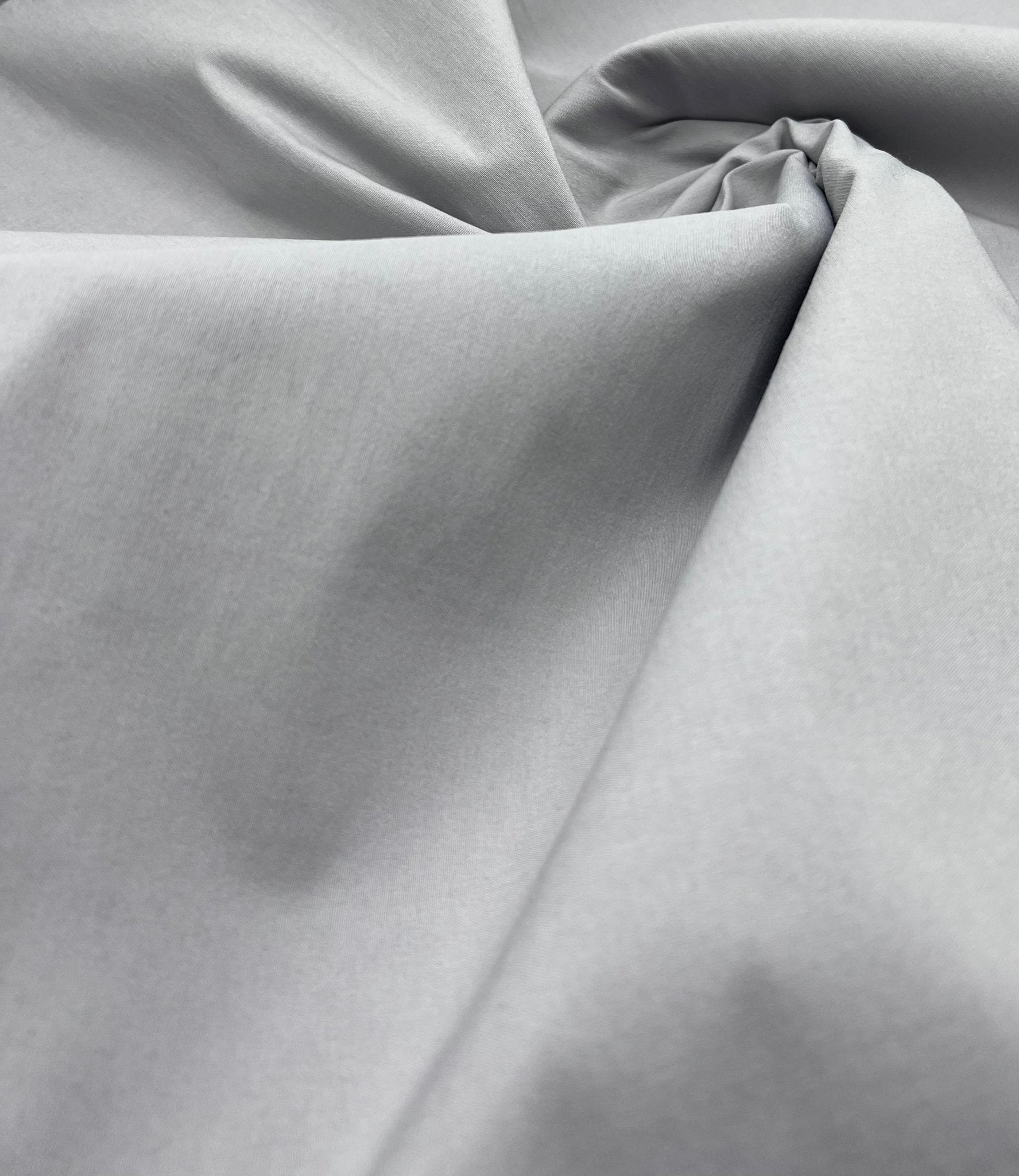 Light Grey Bengaline Stretch Fabric - T9 Fabrics