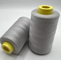 Light Grey Sewing Thread Spun Polyester 120's Overlocking 5000 Yard - T9 Fabrics