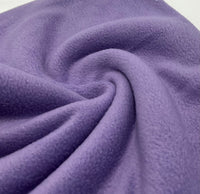 Light Lilac Plain Anti - Pil Polar Fleece Fabric Blanket Loungewear - T9 Fabrics