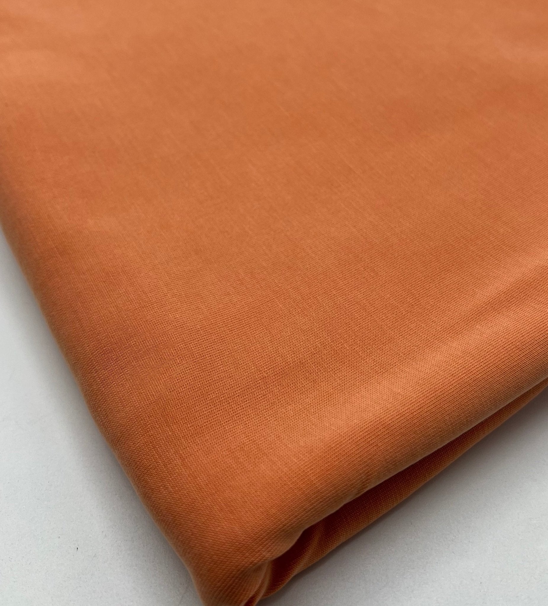 Light Orange Modal 200GSM 2 Way Stretch Fabric - T9 Fabrics