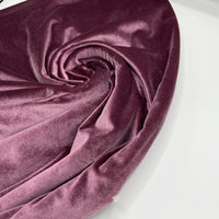 Light Plum Velour Fabric - T9 Fabrics