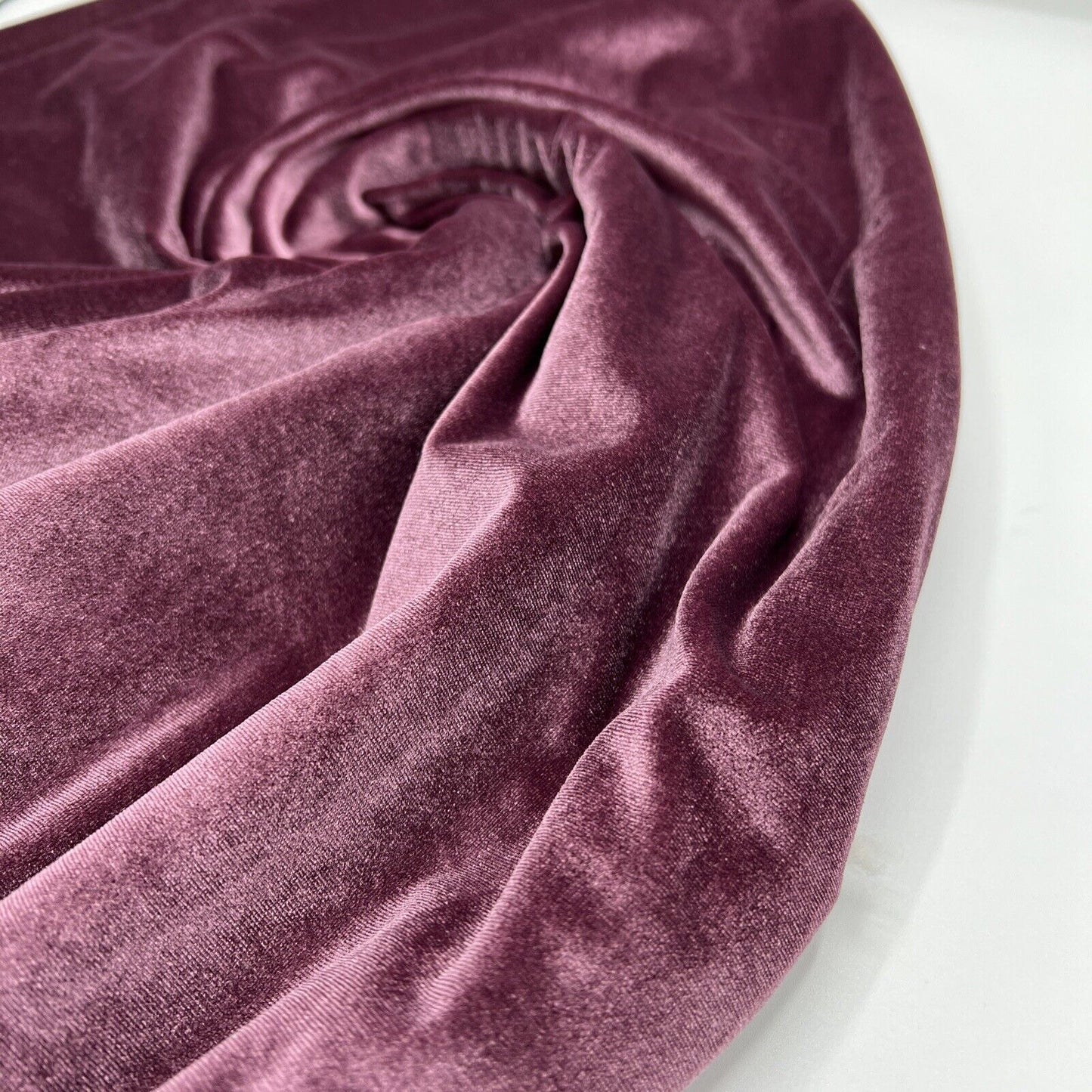 Light Plum Velour Fabric - T9 Fabrics