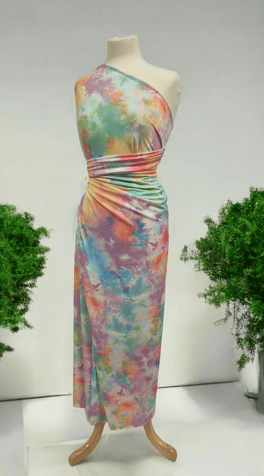 Light Vibrant Pastel Mix Print ITY Fabric 4 Way Stretch - T9 Fabrics