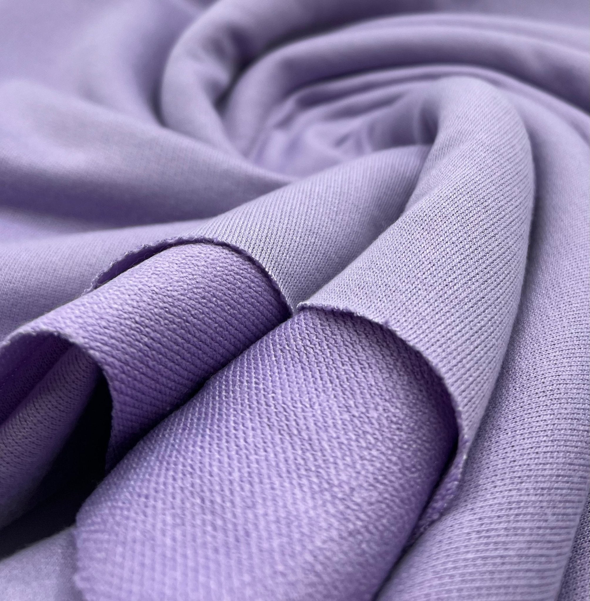 Lilac French Terry Loopback Fabric - T9 Fabrics