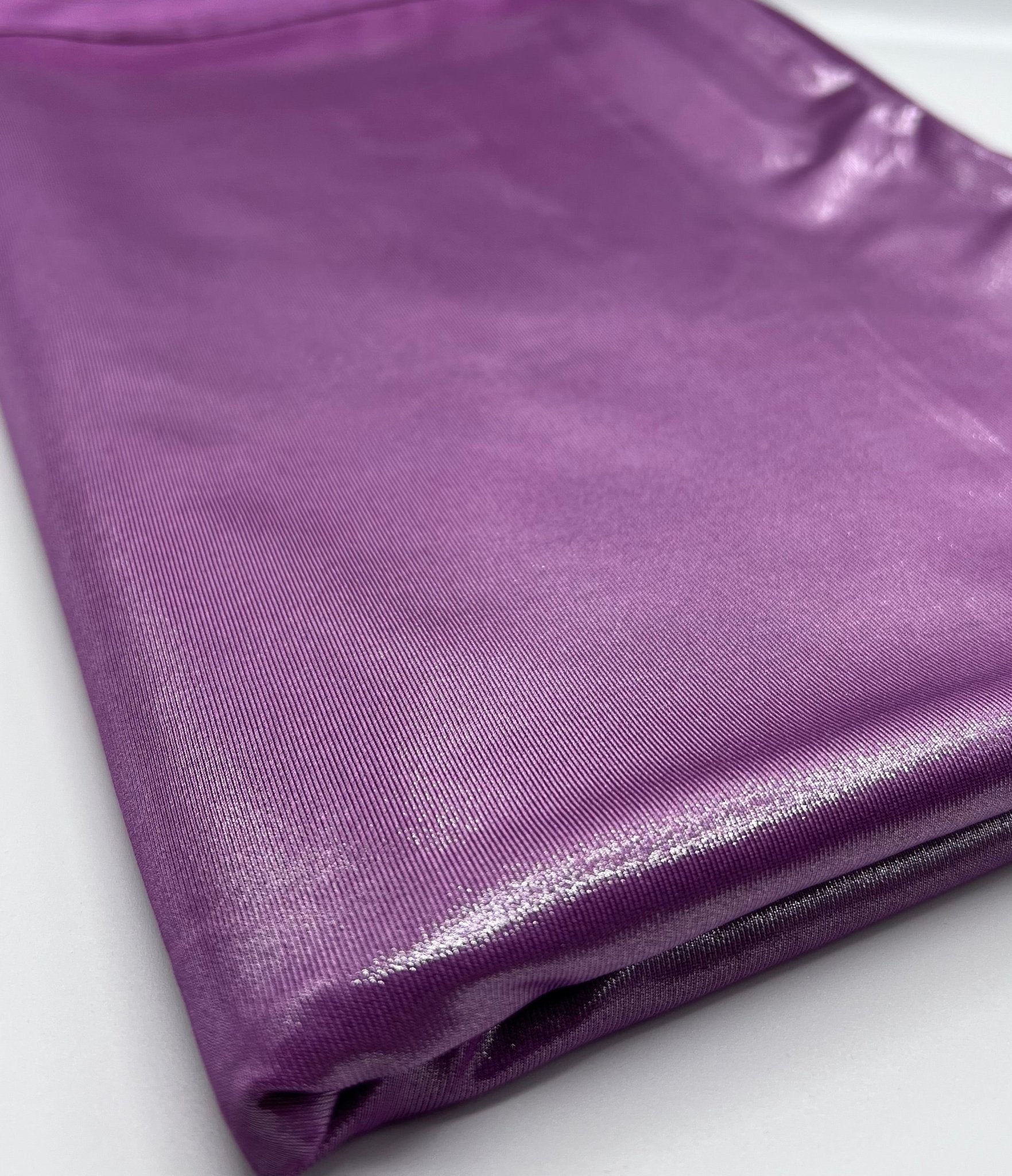 Lilac Shiny Foil Swimwear / Sportswear Fabric - T9 Fabrics