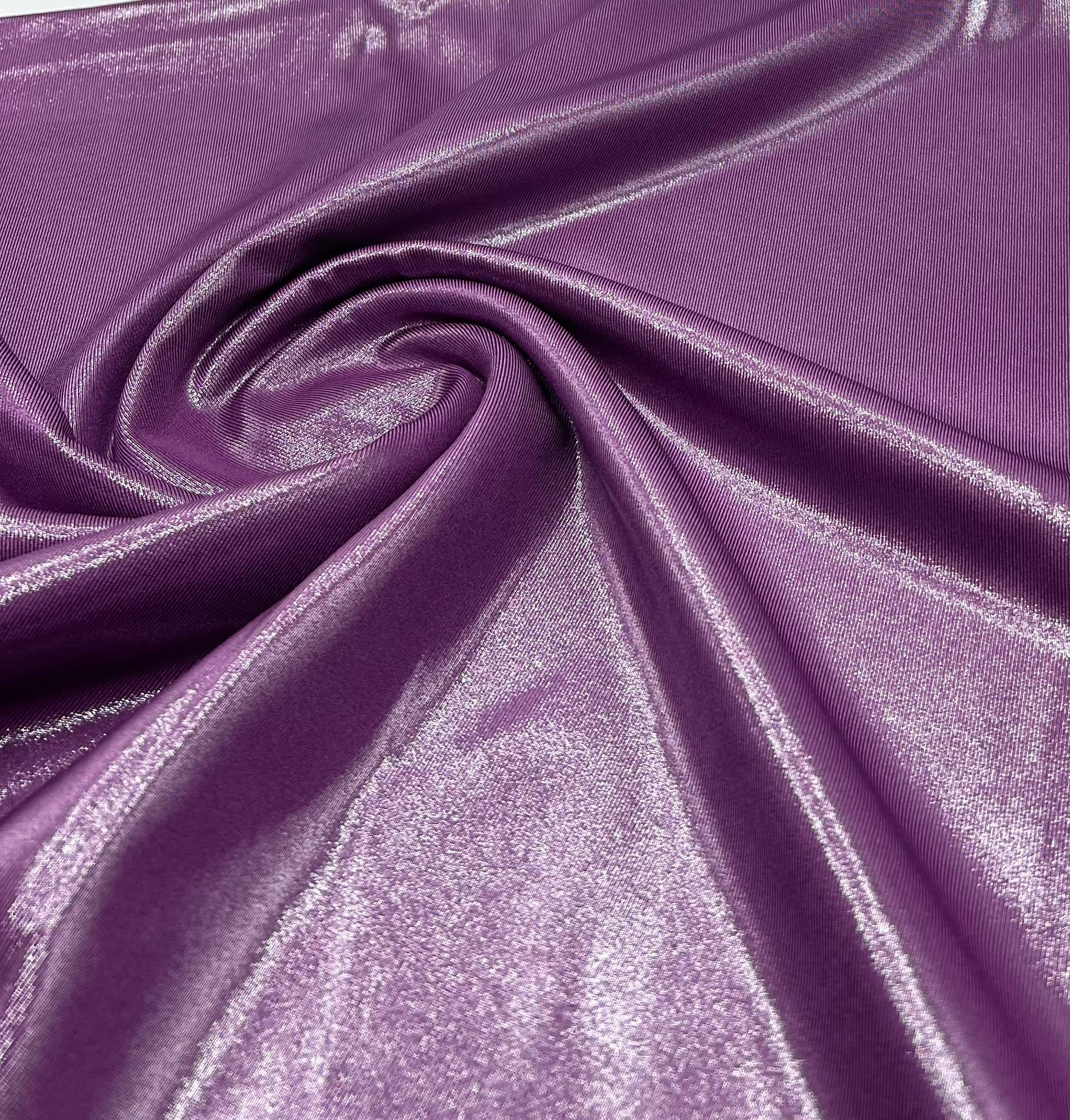 Lilac Shiny Foil Swimwear / Sportswear Fabric - T9 Fabrics