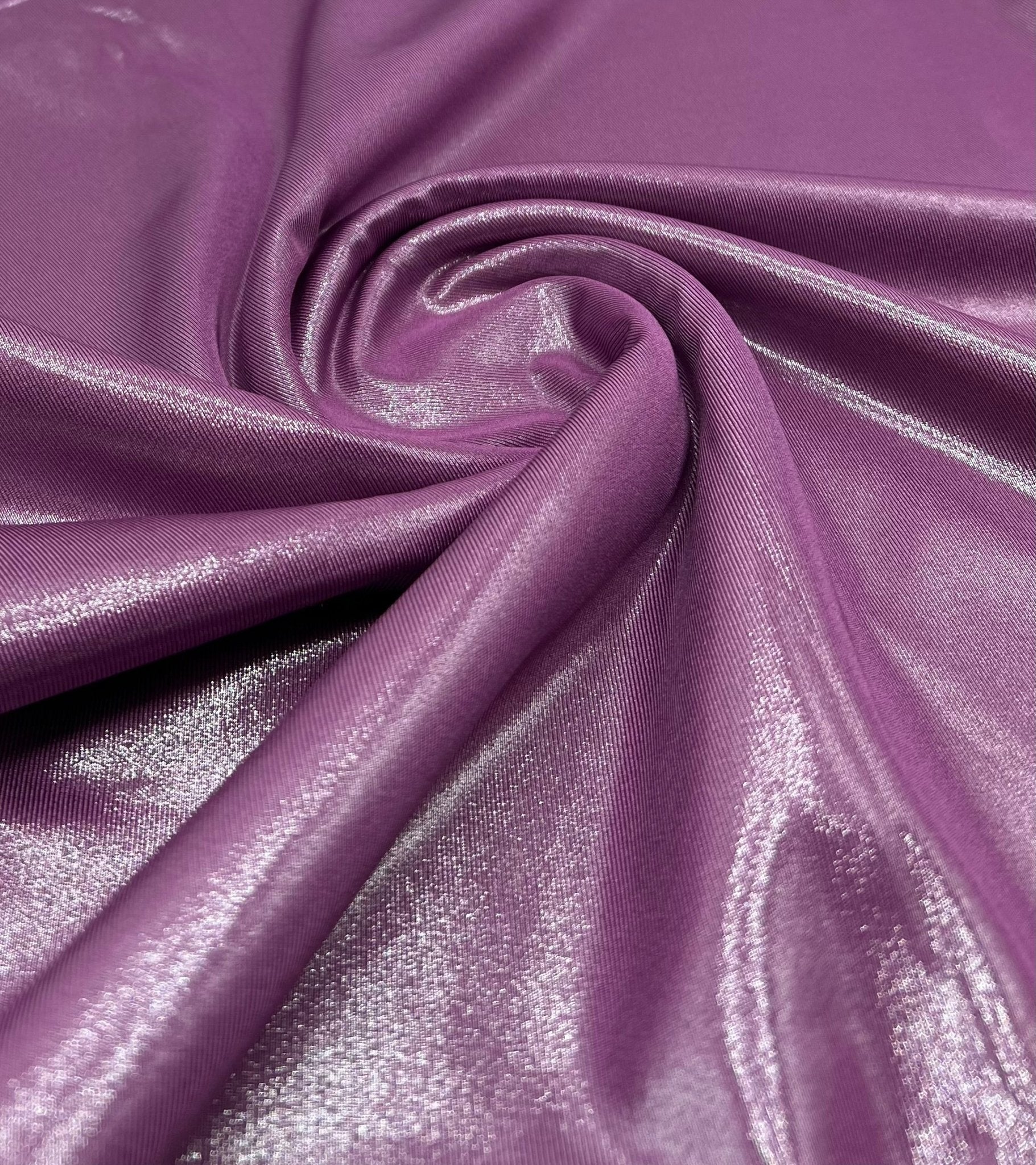 Lilac Shiny Foil Swimwear / Sportswear Fabric - T9 Fabrics