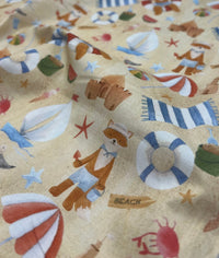 Little Johnny Beach Cotton 155 GSM 100% Cotton Fabric - T9 Fabrics