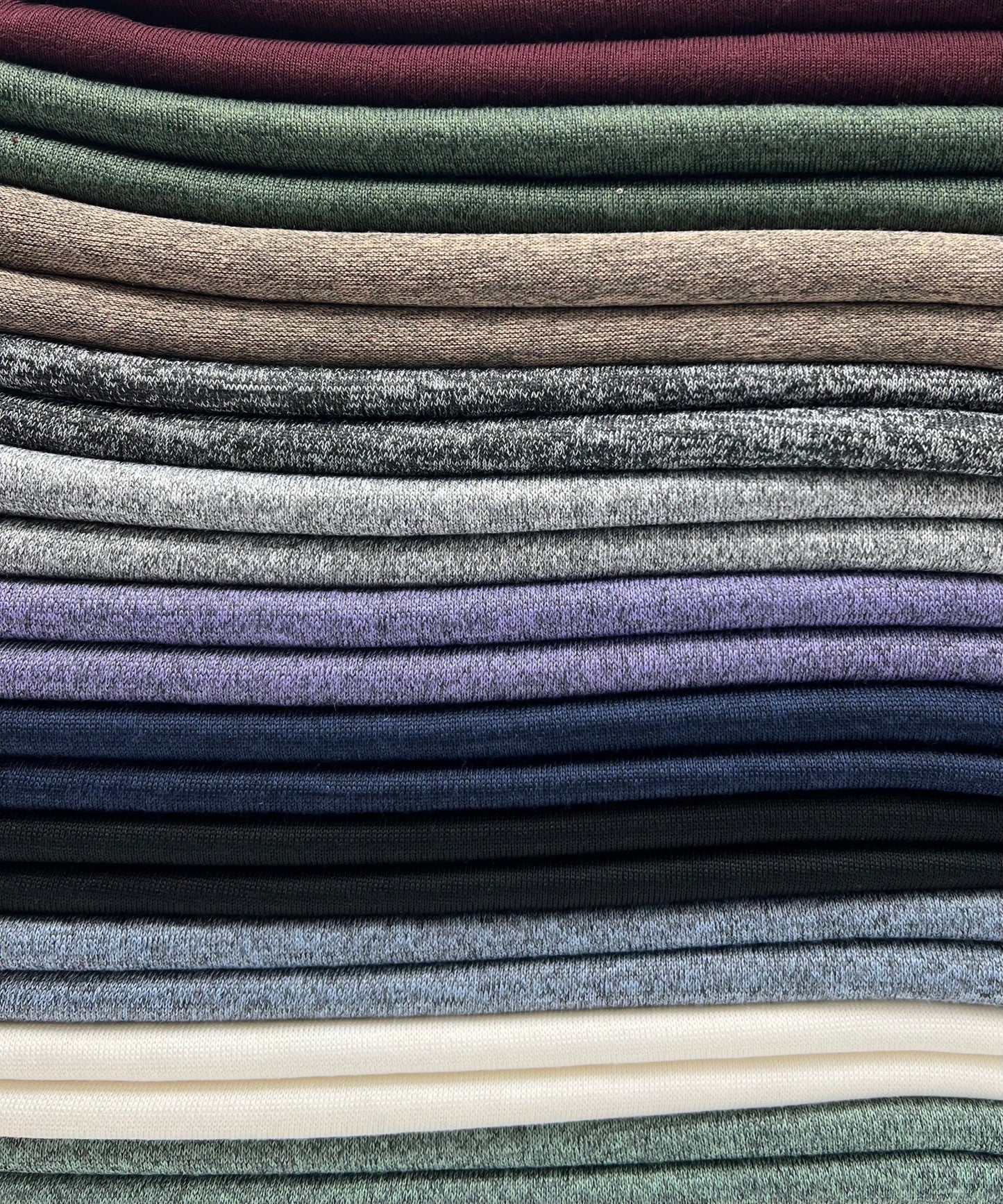 Melange Knit 4 Way 200GSM Stretch Fabric - T9 Fabrics