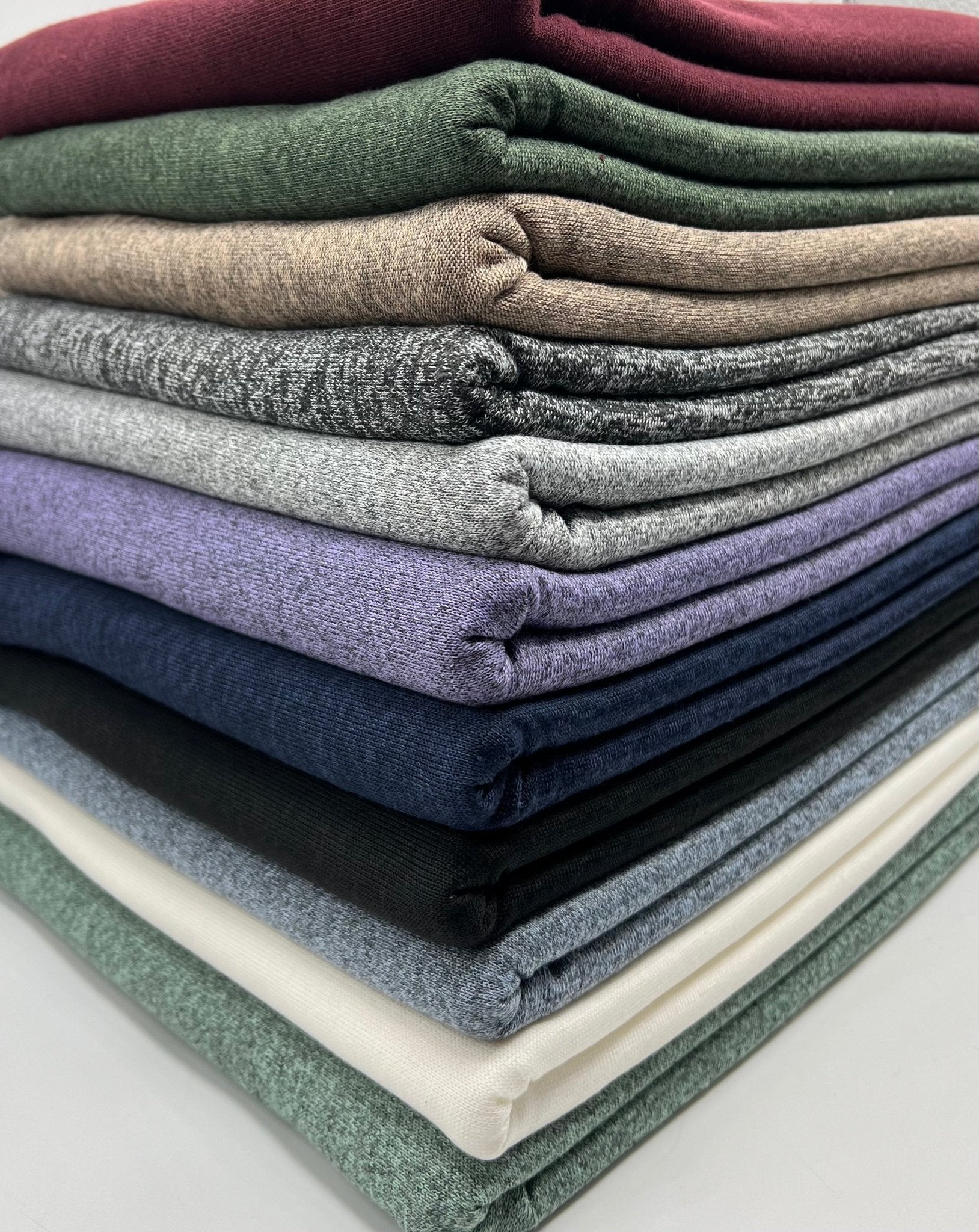 Melange Knit 4 Way 200GSM Stretch Fabric - T9 Fabrics