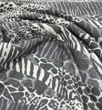 Multi Animal French Terry Loopback Fabric - T9 Fabrics