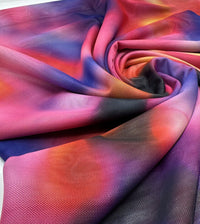 Multi Coloured Mesh Fabric Stretch - T9 Fabrics