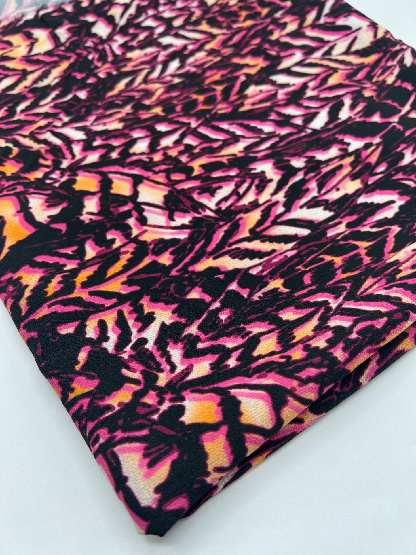 Multi Print Lightweight Bubble Crepe Fabric - T9 Fabrics