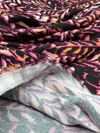 Multi Print Lightweight Bubble Crepe Fabric - T9 Fabrics