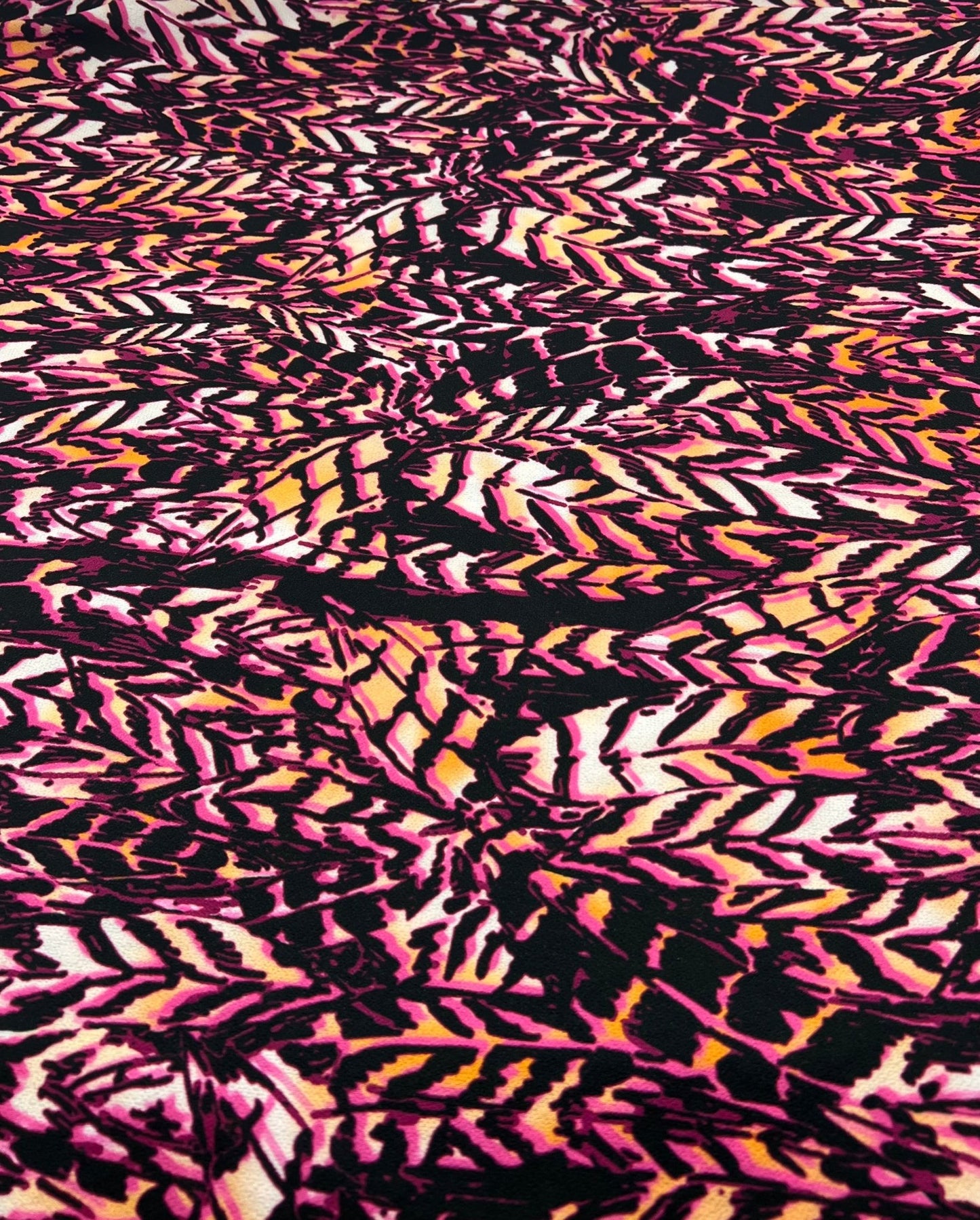 Multi Print Lightweight Bubble Crepe Fabric - T9 Fabrics