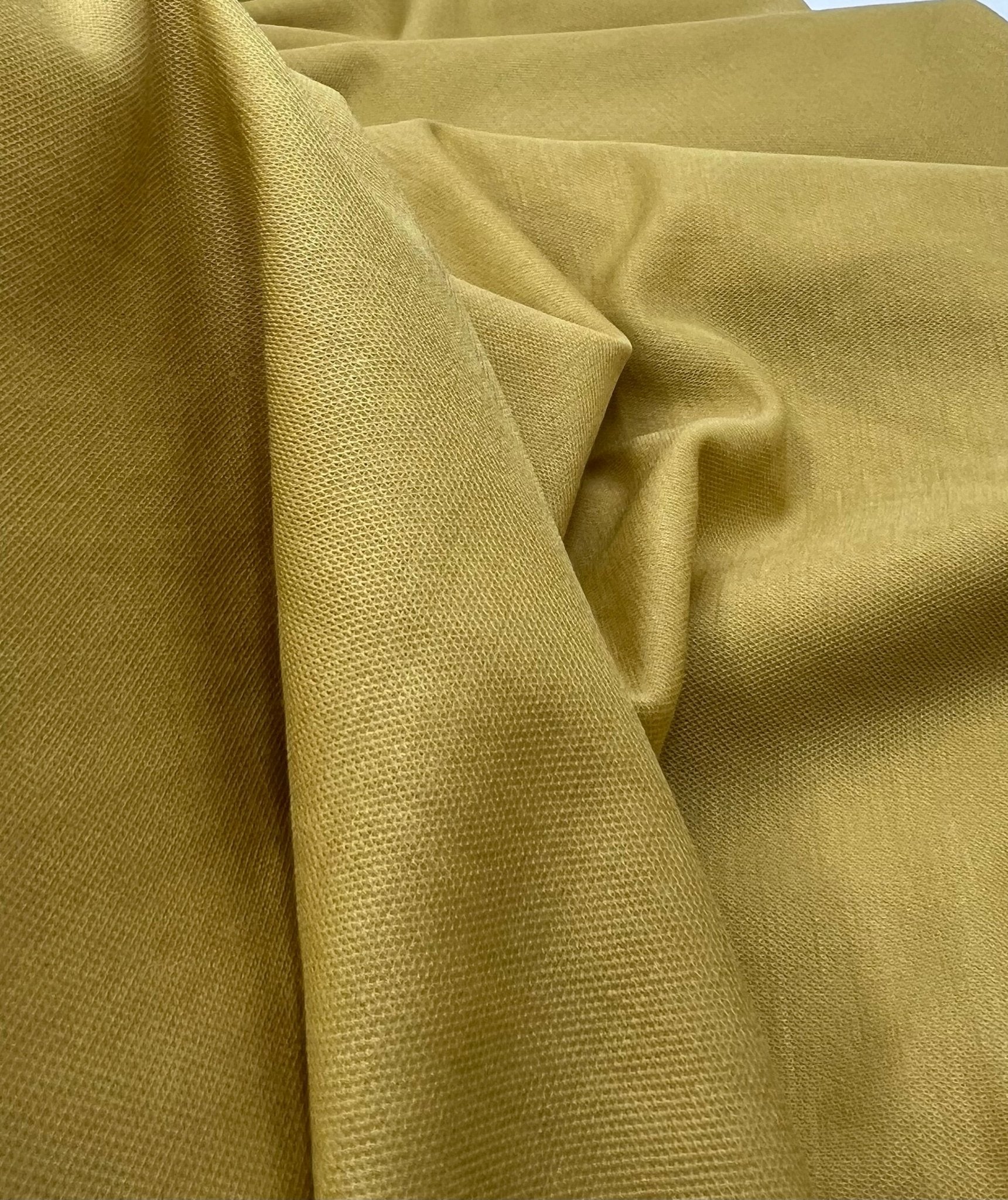 Mustard Linen Look Non Stretch Fabric - T9 Fabrics