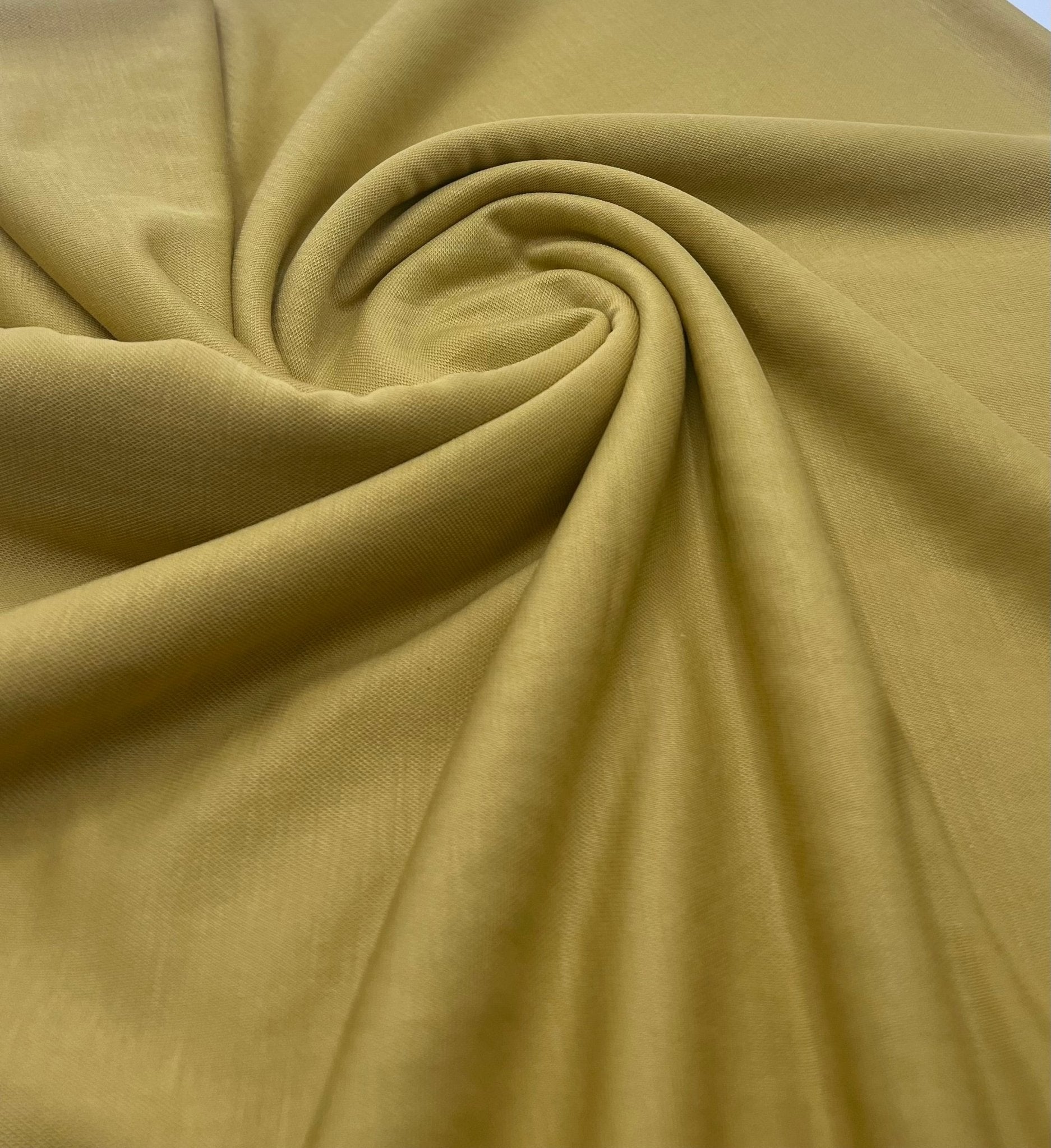Mustard Linen Look Non Stretch Fabric - T9 Fabrics