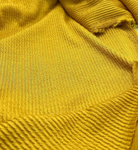 Mustard Thick Rope Rib 2 Way Stretch Fabric - T9 Fabrics