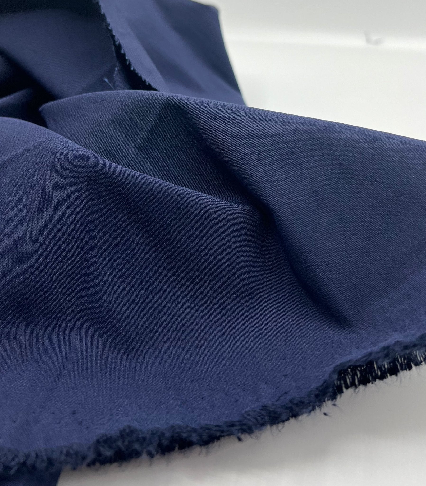 Navy Bengaline Stretch Fabric - T9 Fabrics