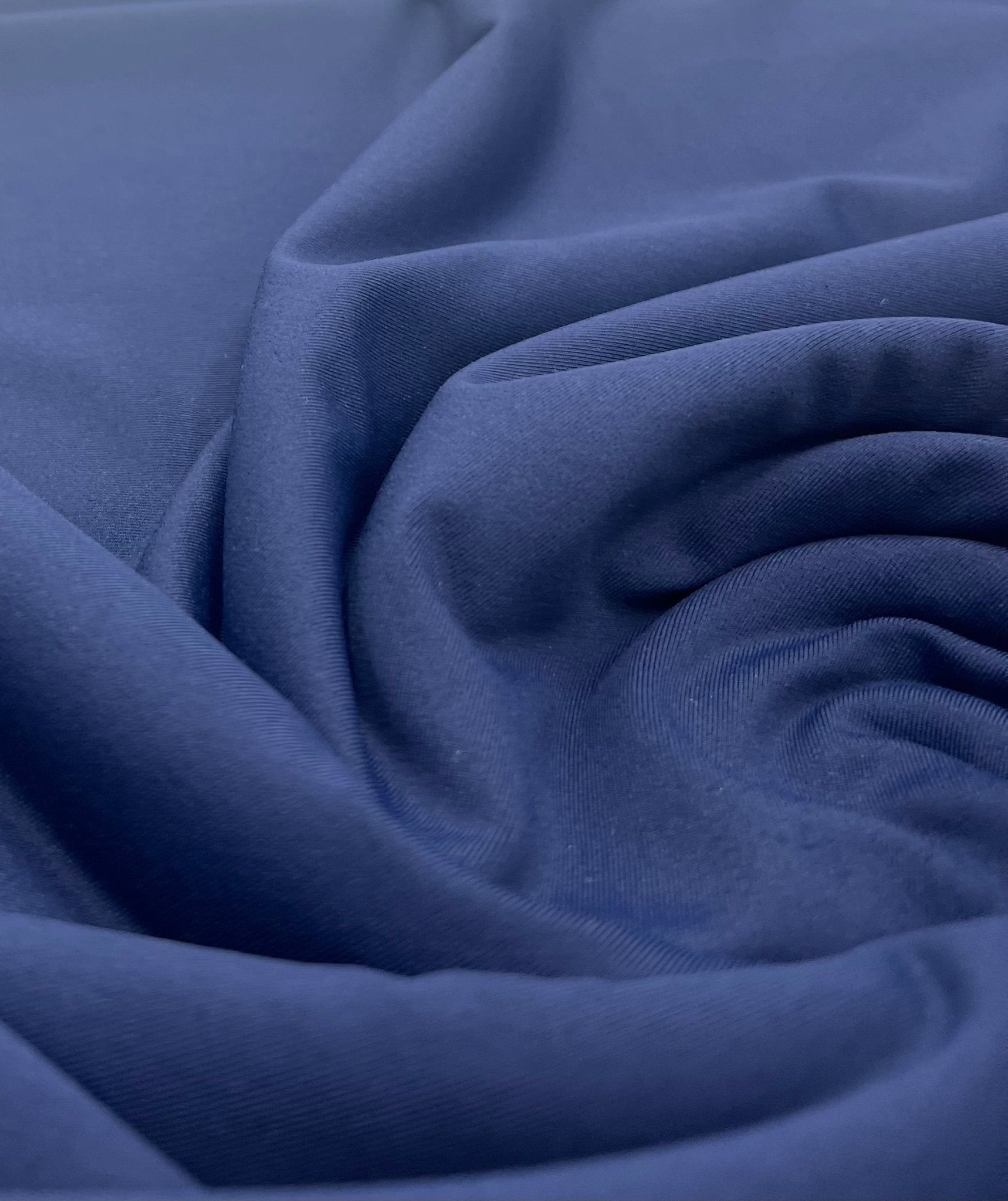 Navy Cotton Touch 220GSM 4 Way Stretch Fabric - T9 Fabrics