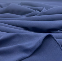 Navy Cotton Touch 220GSM 4 Way Stretch Fabric - T9 Fabrics