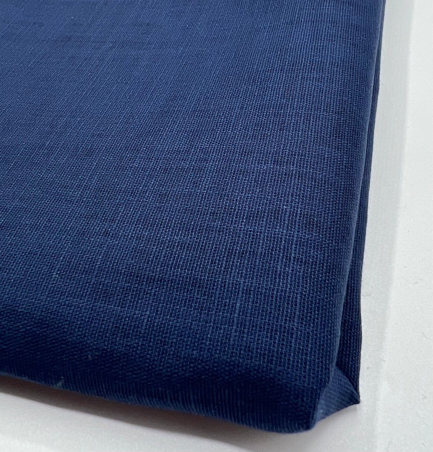 Navy Lightweight Cotton/Linen Linen Fabric - T9 Fabrics