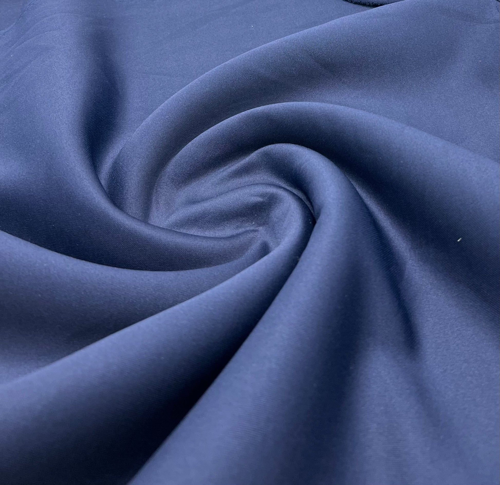 Navy Plain Scuba 4 Way Stretch Jersey Fabric - T9 Fabrics