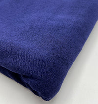 Navy Terry Towelling Polyester Stretch Dress Craft Fabric - T9 Fabrics