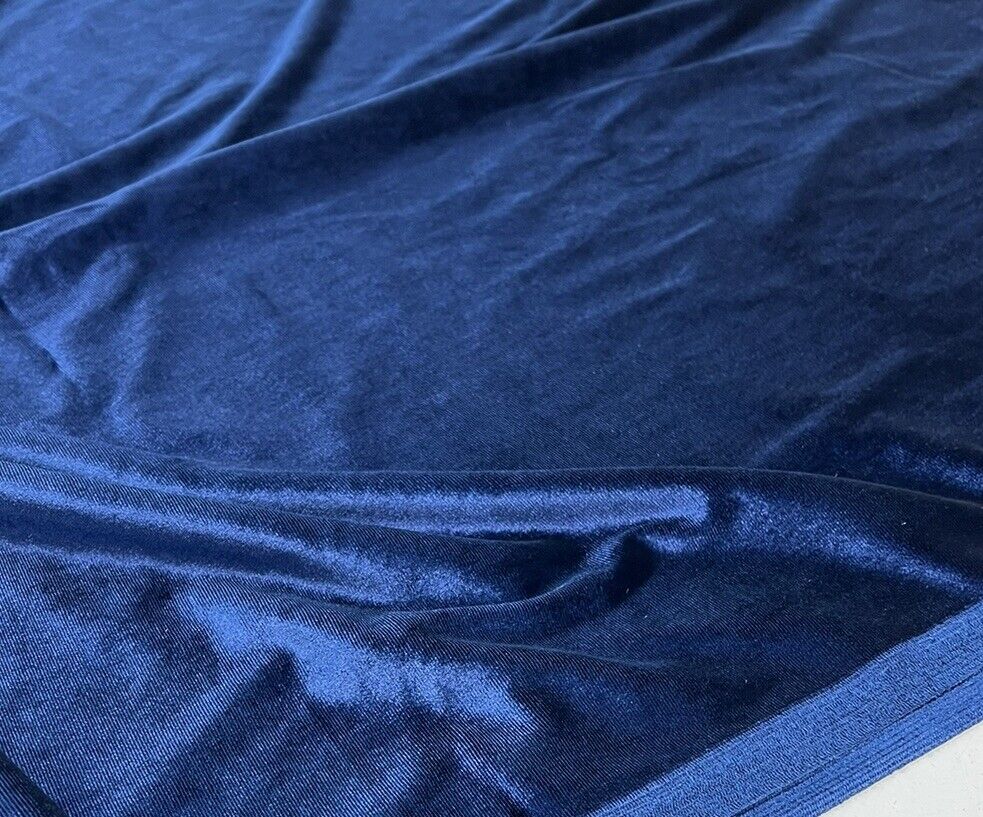 Navy Velour Fabric - T9 Fabrics