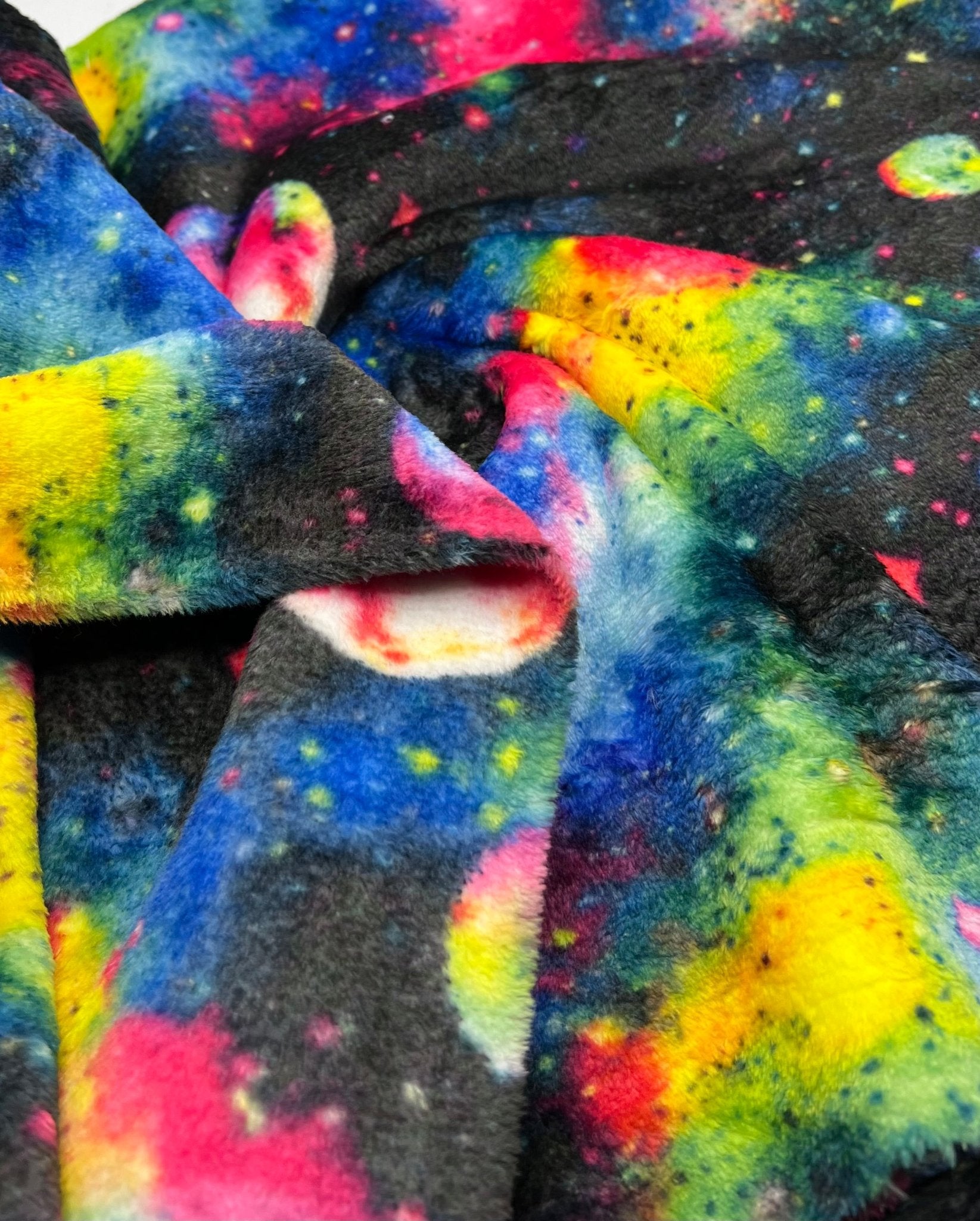 Nebula Galaxy Cuddle Fleece Fabric Blanket Loungewear - T9 Fabrics