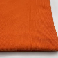 Neon Orange Crinkle Rib Stretch Fabric - T9 Fabrics