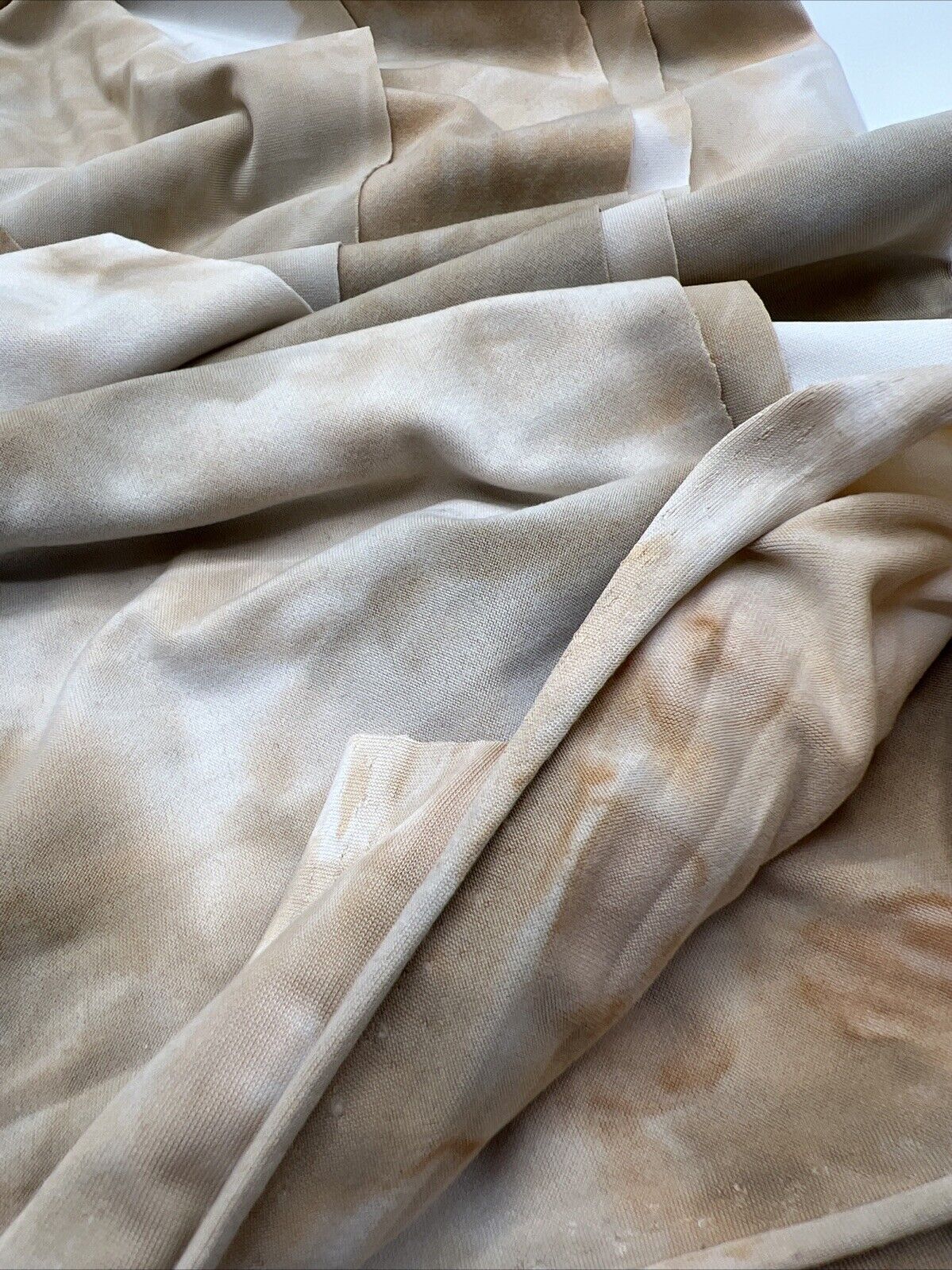 Nude Marble Effect Print Soft Touch Stretch Fabric - T9 Fabrics