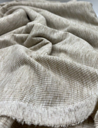 Oatmeal Fine Rib Stretch Fabric - T9 Fabrics