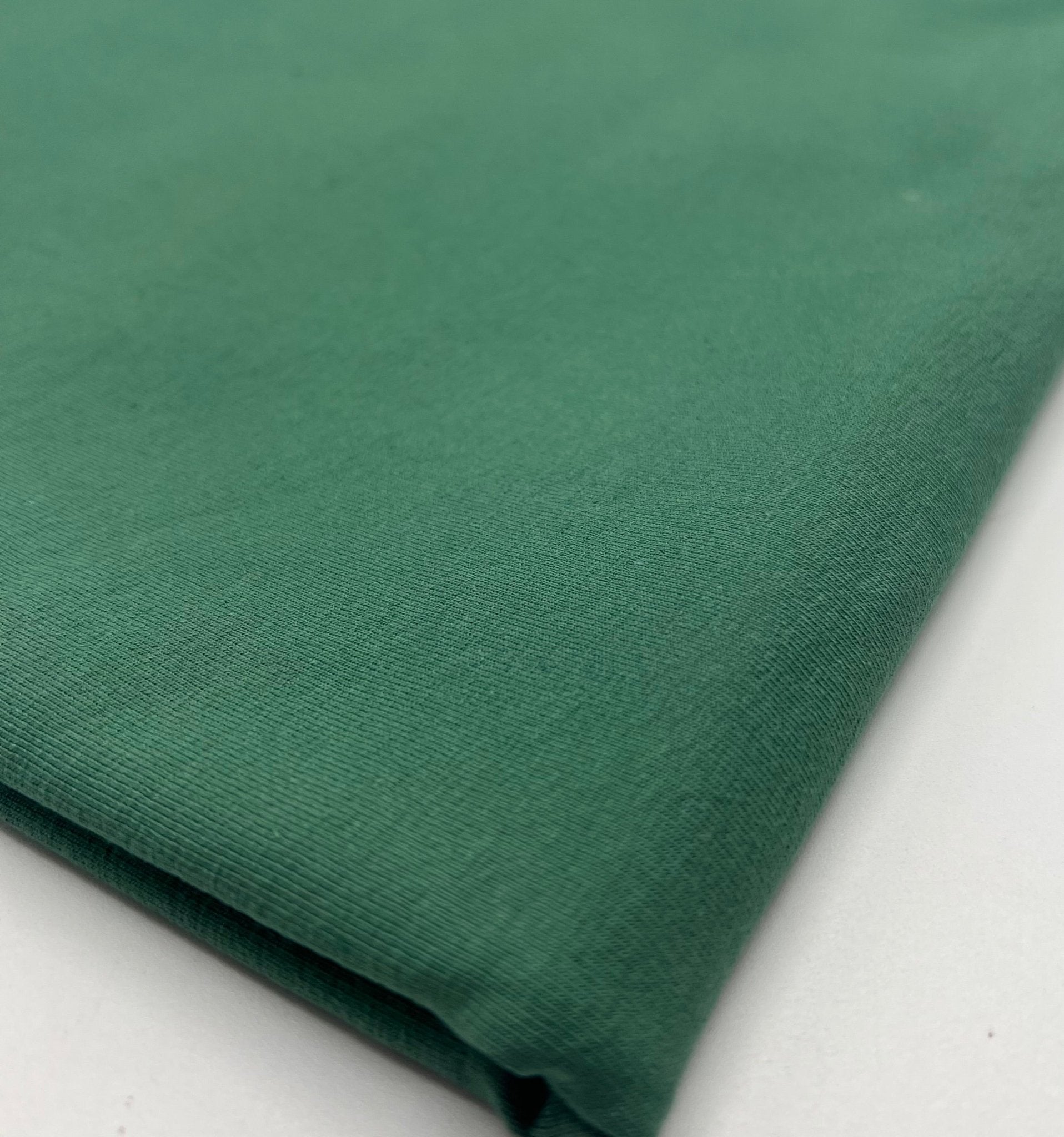 Olive Cotton Stretch Jersey 200 GSM 95/5 Lycra 4 Way Stretch - T9 Fabrics