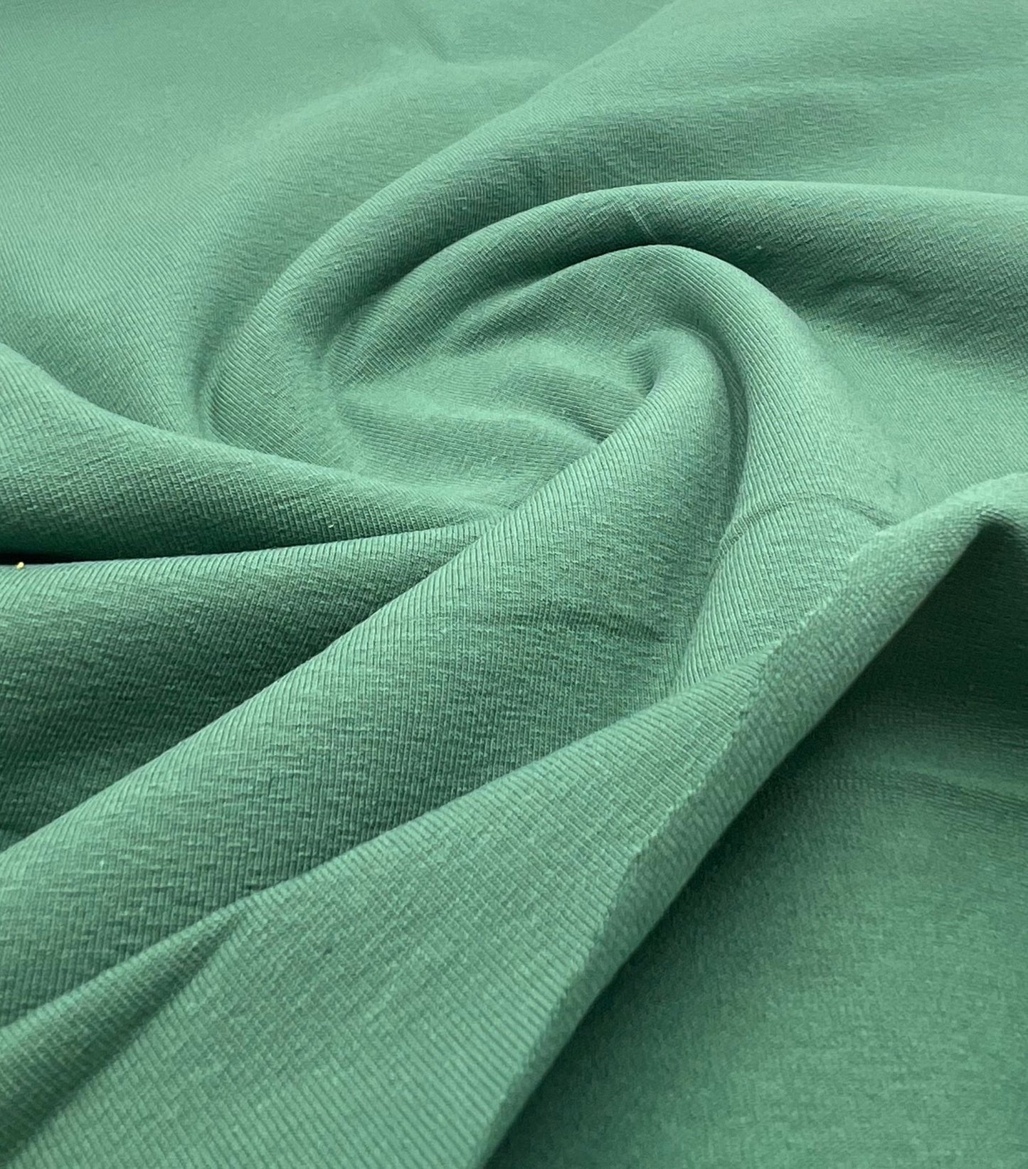 Olive Cotton Stretch Jersey 200 GSM 95/5 Lycra 4 Way Stretch - T9 Fabrics