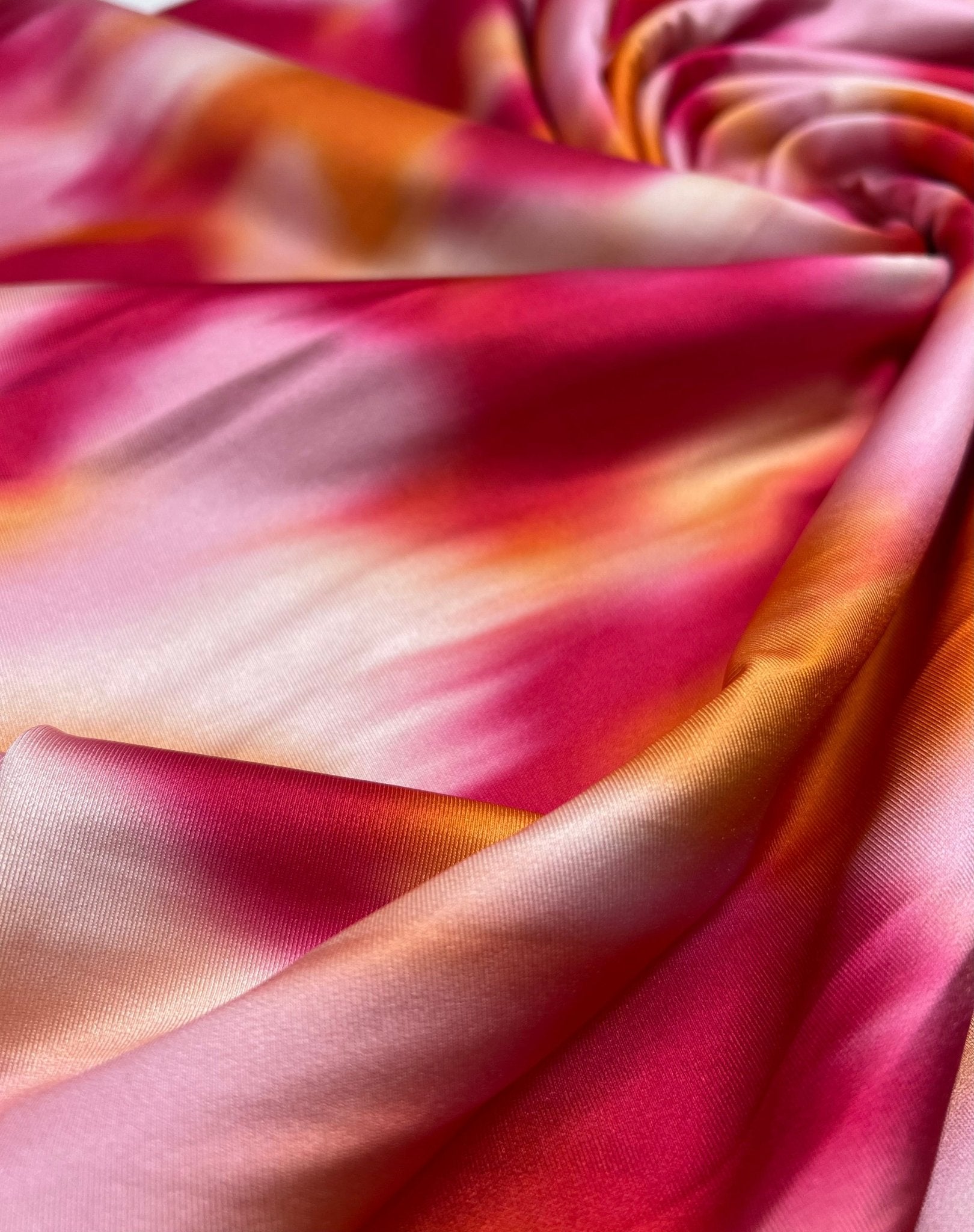 Orange Pink Mix Swimwear / Sportswear Fabric - T9 Fabrics