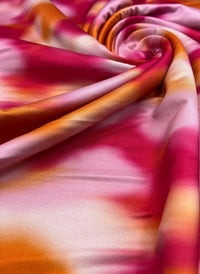 Orange Pink Mix Swimwear / Sportswear Fabric - T9 Fabrics