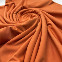 Orange Plain Soft Touch Stretch Fabric - T9 Fabrics