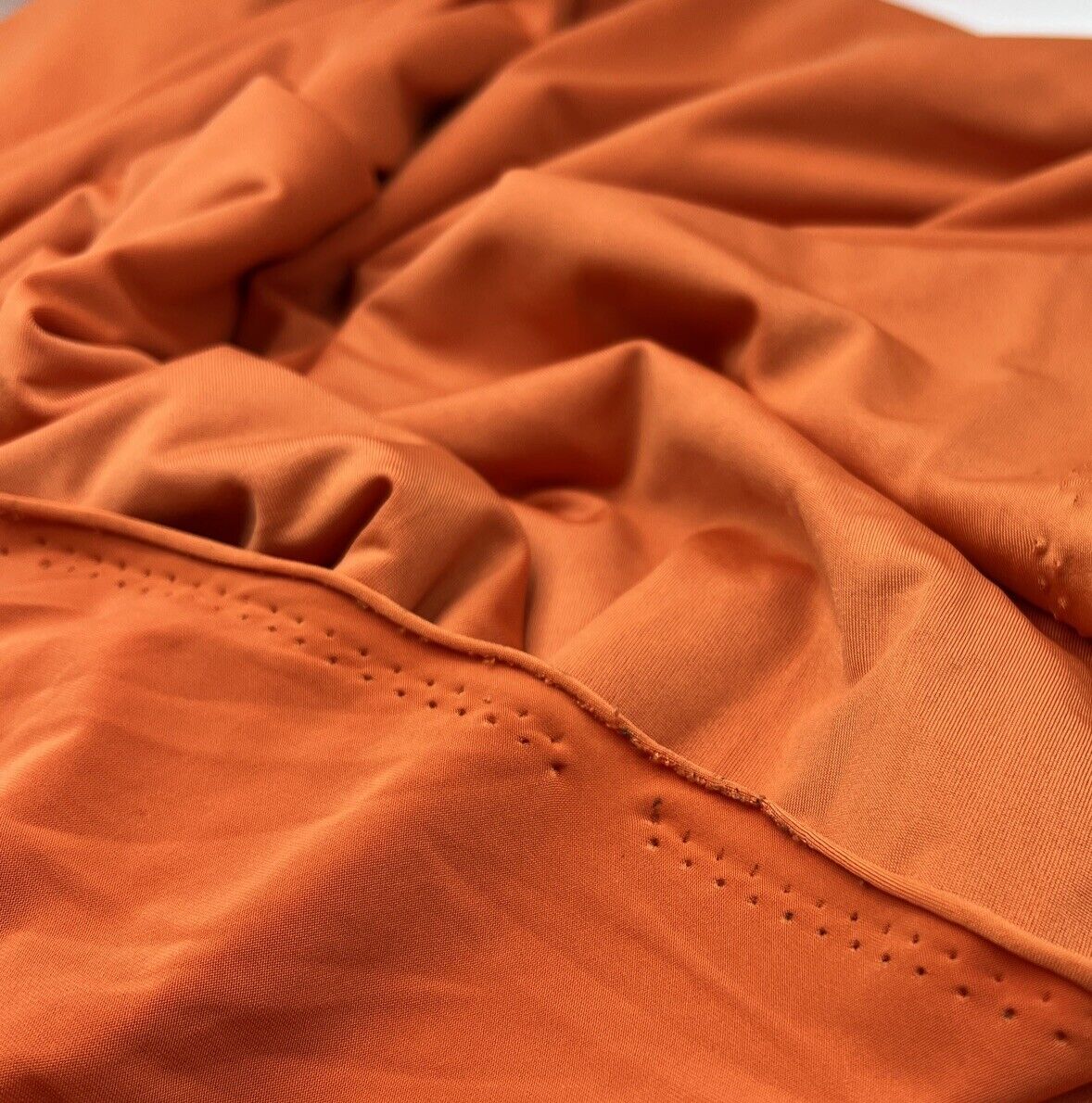 Orange Plain Soft Touch Stretch Fabric - T9 Fabrics