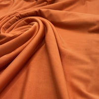 Orange Plain Soft Touch Stretch Fabric - T9 Fabrics